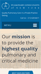 Mobile Screenshot of nypulmonary.com